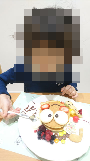 けろっぴカフェ ホットケーキ