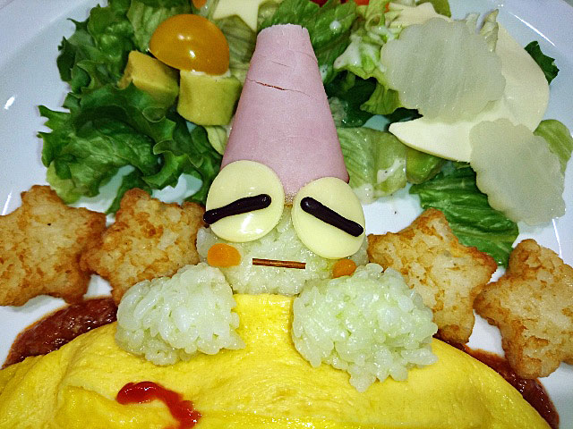 けろっぴカフェ オムライス